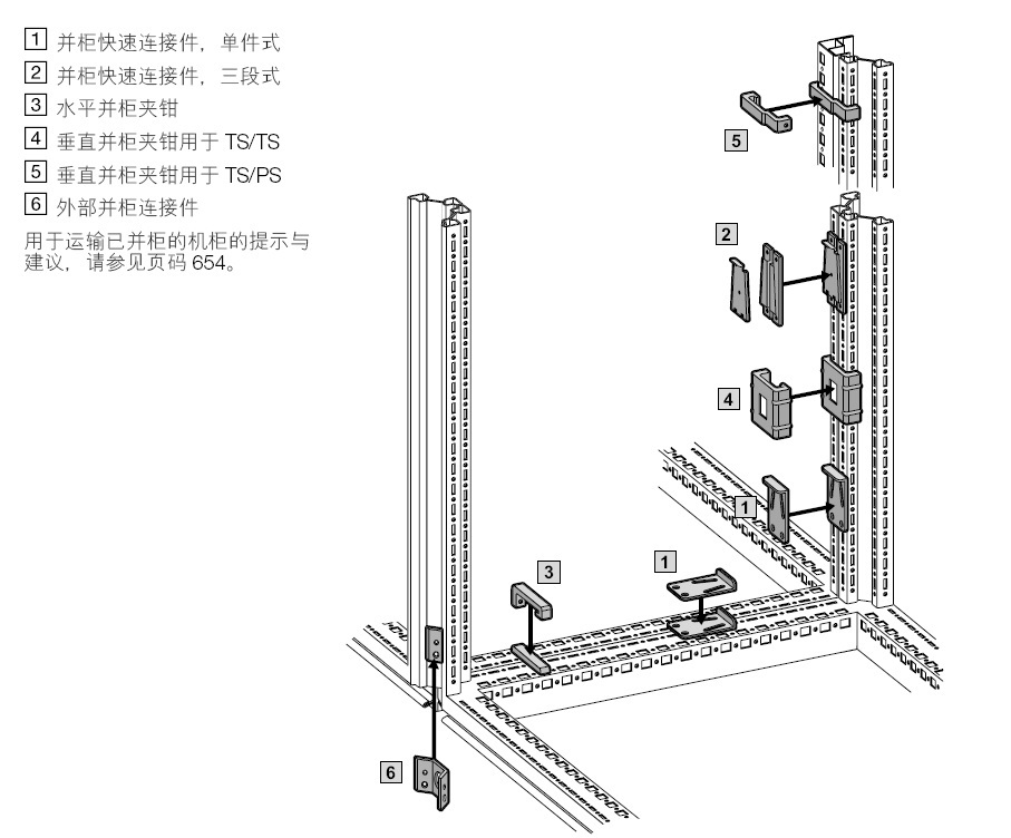顶盖/墙壁固定件
